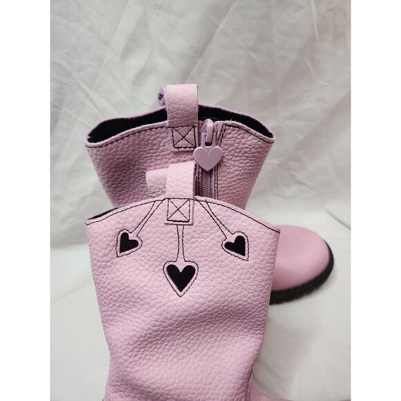 Dr. Martens Bex Heart P O Boot Womens 5 Pale Pink and Black EU 36 Core Bex Kids - Picture 7 of 10
